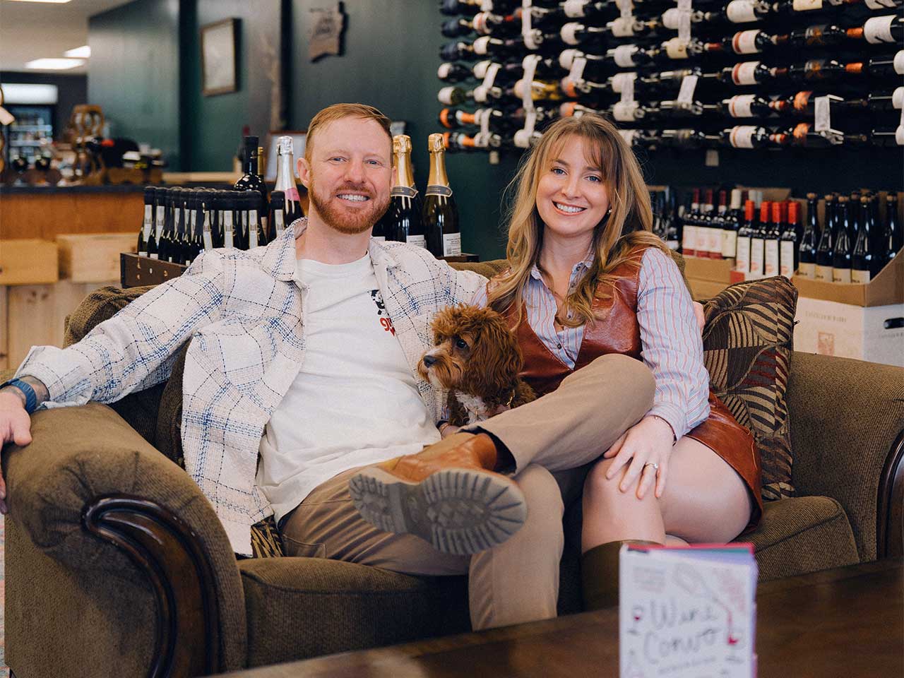 Corey and Colleen on the couch